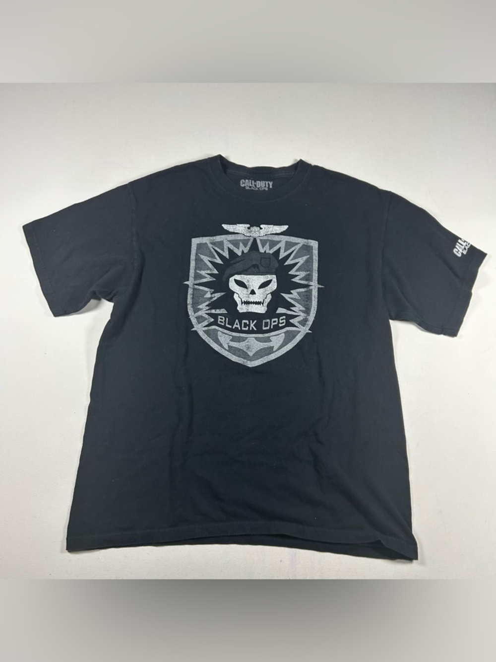 Call Of Duty Black Ops I 2011 Official Men’s Logo T-Shirt Size Large RARE